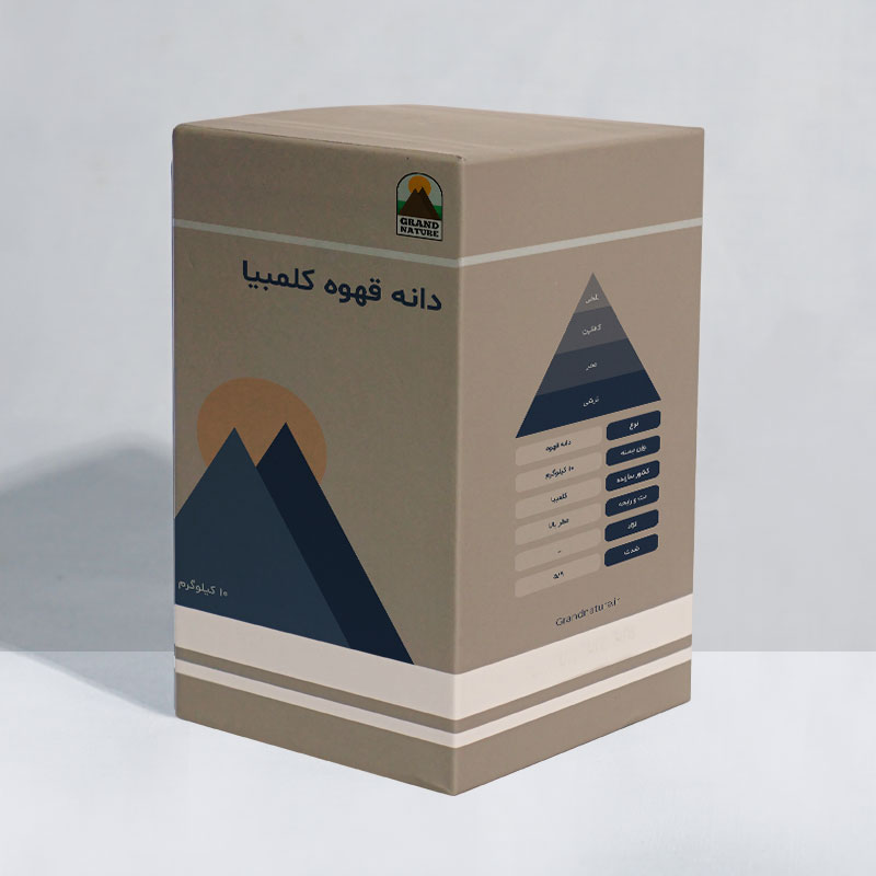 بسته دانه قهوه کلمبیا 10 کیلوگرمی